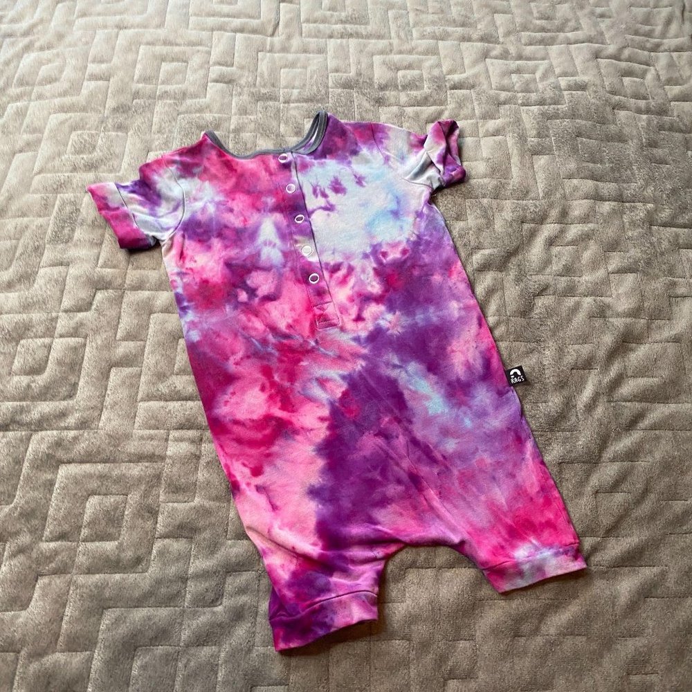 Tie Dyed Rags Romper || 2T - Picture 5 of 5